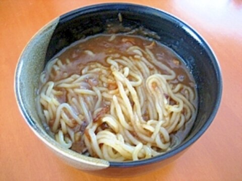 残ったカレーとこんにゃく麺でダイエットうどん